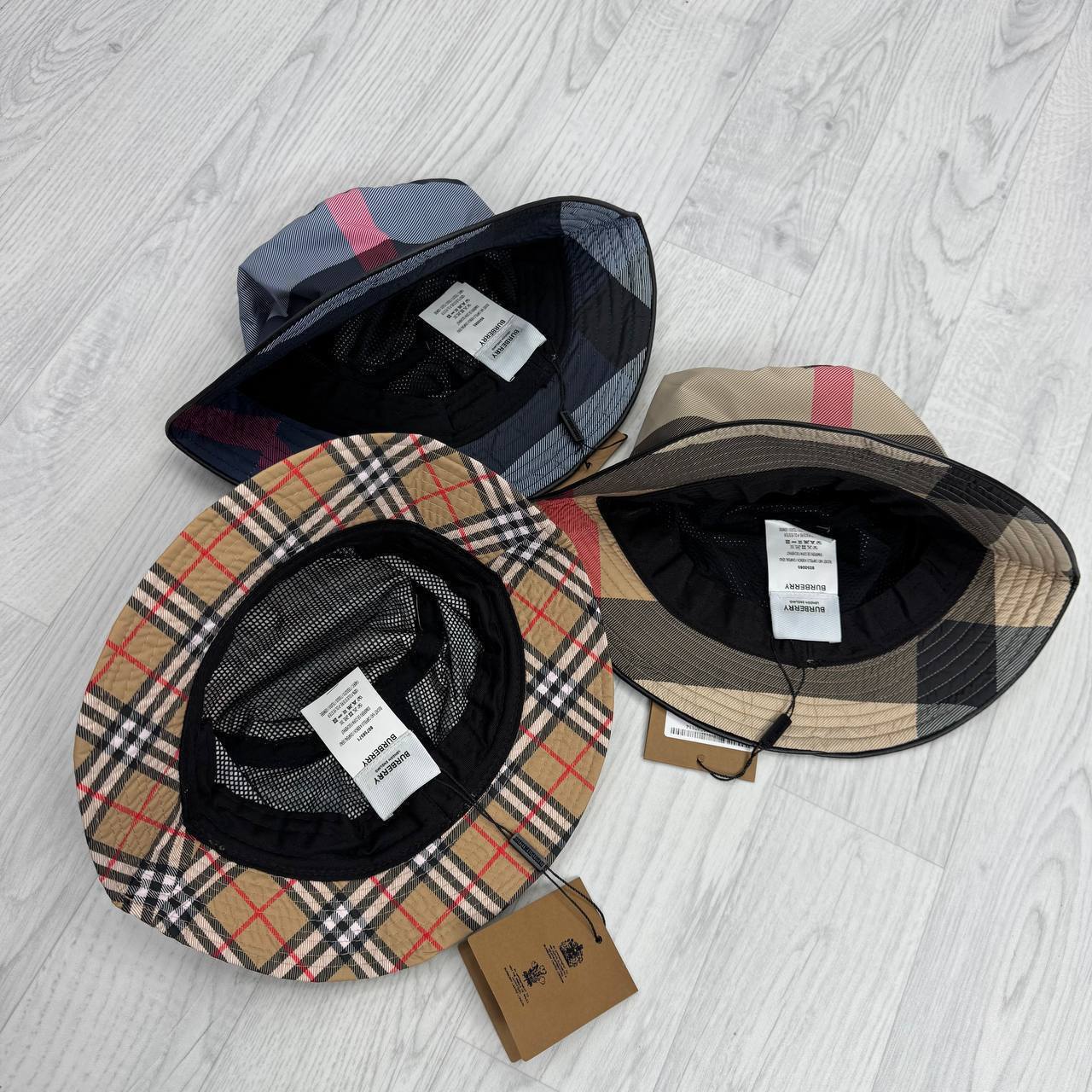Burberry Check Cotton Bucket Hats in Multiple Colors UK Reps AAA Quality
