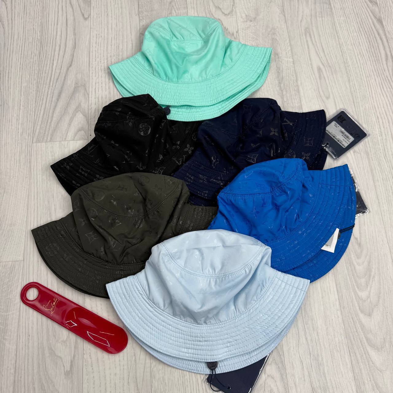 Louis Vuitton Monogram Bucket Hats Mens in Multiple Colors UK Reps AAA Quality