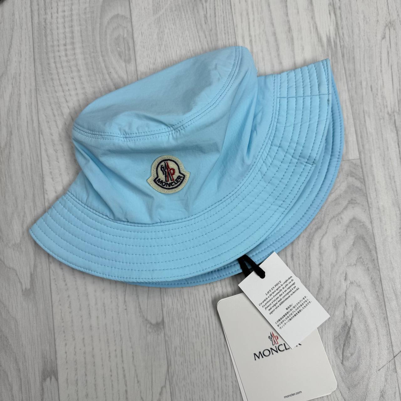 Moncler Logo Applique Nylon Bucket Hat Mens in Multiple Colors UK Replica AAA Quality