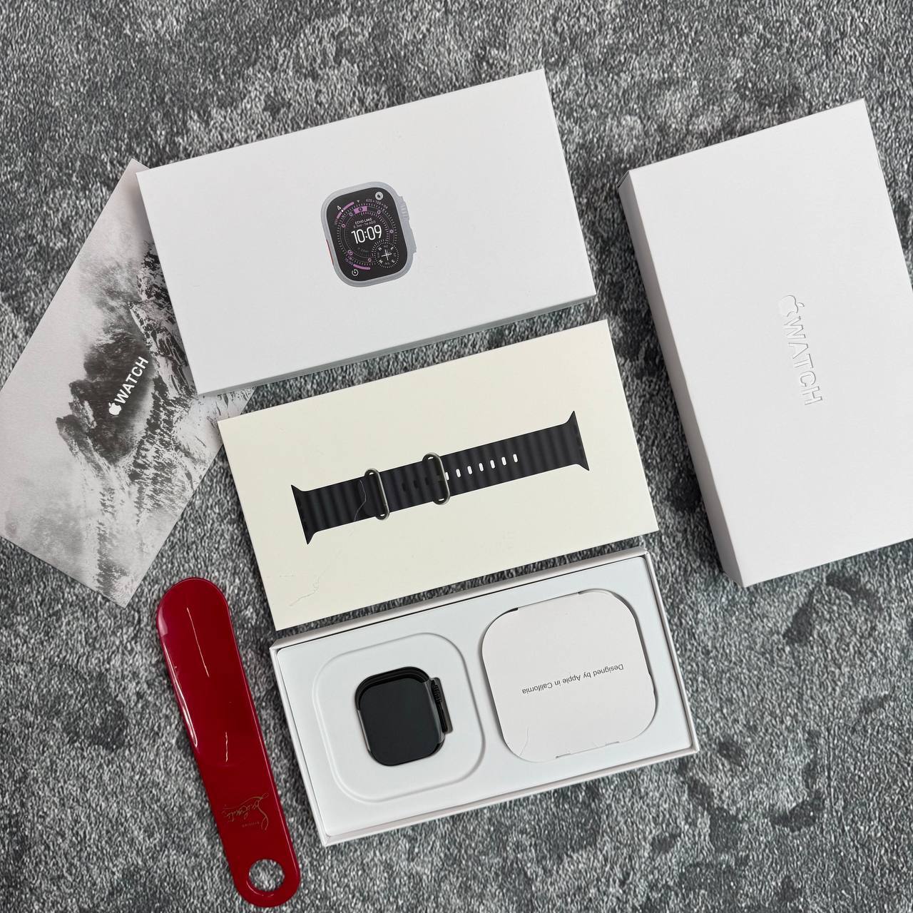 Apple Watch Ultra 3 Smart Watch Silicone Straping Black Color Best Sale UK Reps AAA Quality