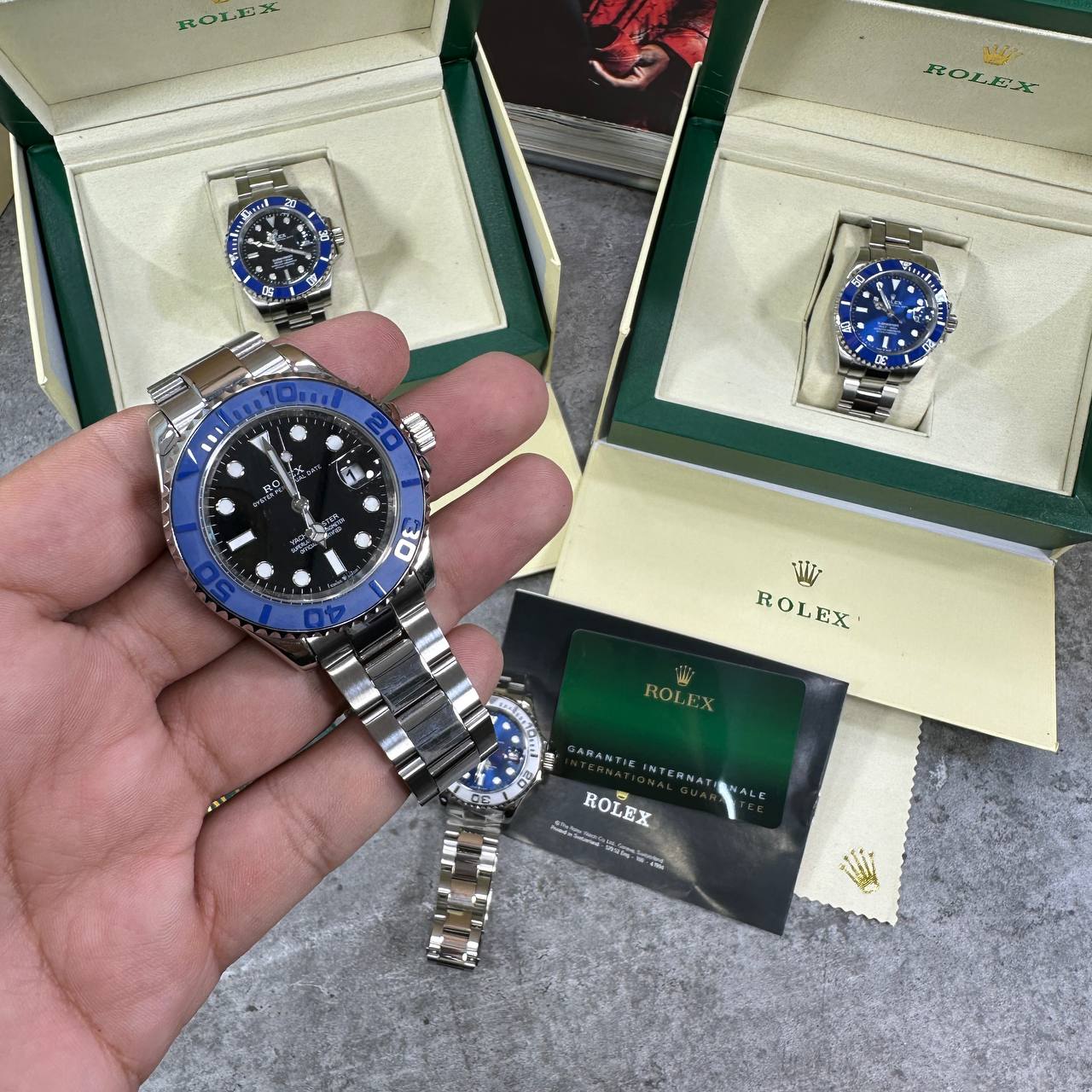Rolex Yacht-Master Black Dial Mens Watches UK Reps AAA Quality