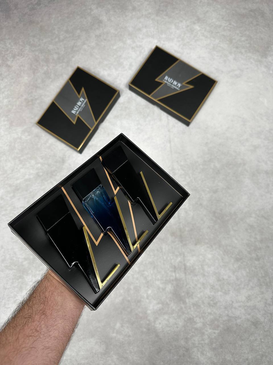 Carolina Herrera Bad Boy Perfume Giftset for Mens Best Sale UK Reps AAA Quality