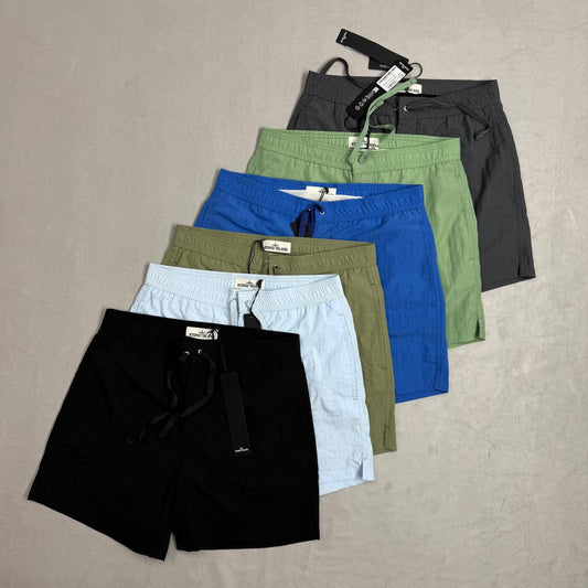 Stone Island Relaxed Fit Mens Shorts Beachwear Logo Best Sale UK Reps
