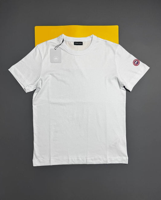 Canada Goose Fashion Short Sleeves T-shirts Mens with Logo in 2 Colors UK Reps AAA Quality