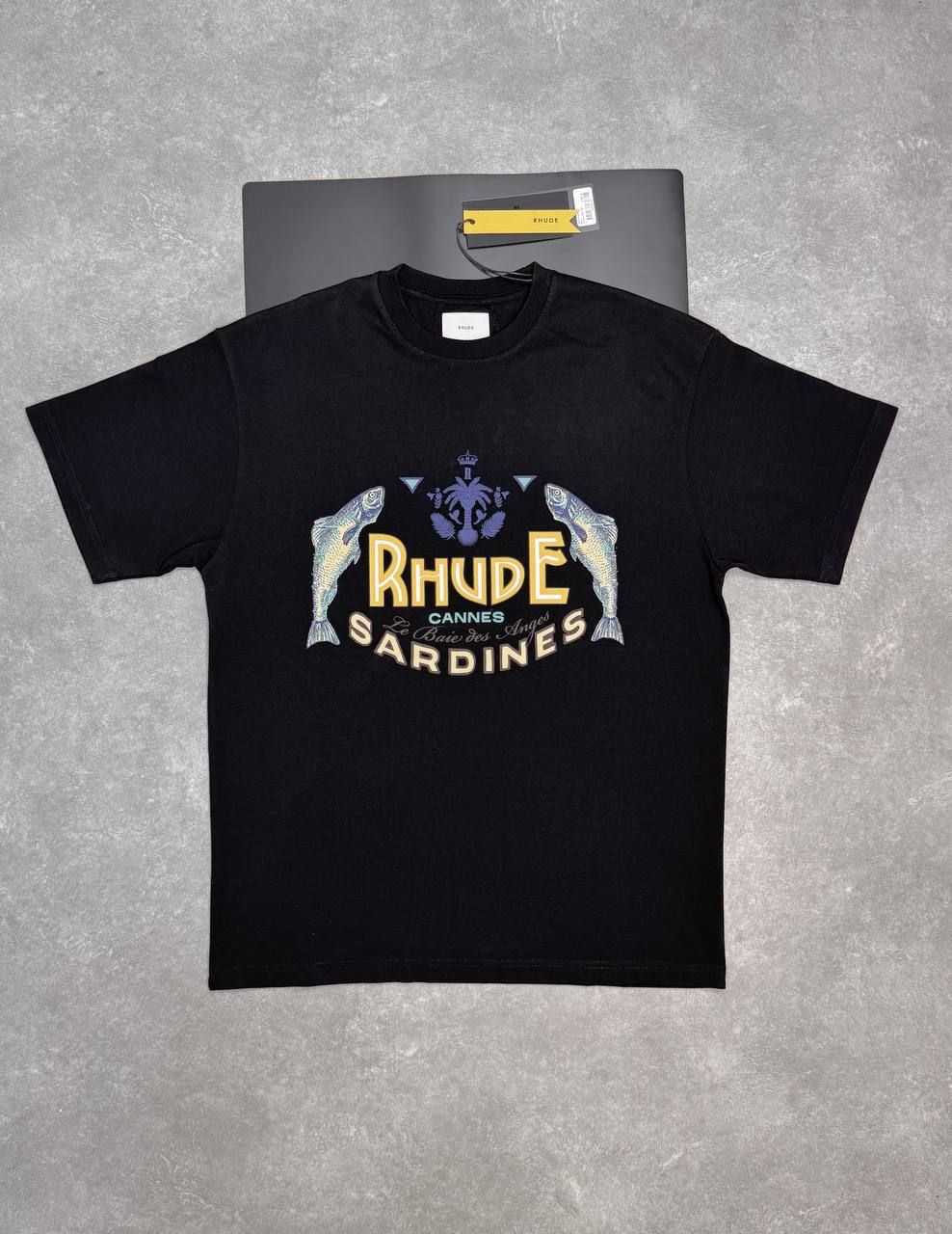 Rhude Sardine T-Shirts Mens in 2 Colors UK Reps AAA Quality