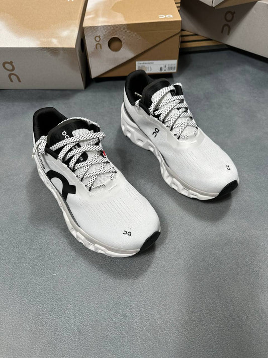 On Running Cloudmonster 2 Trainers Mens in Black/White Fashion Footwear Best Sale AAA Quality UK Reps