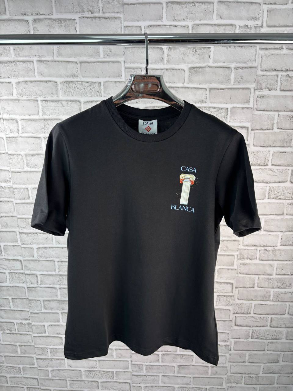 Casablanca CB Pillar T Shirts Mens Cotton Regular Fit Best Sale UK Reps AAA Quality