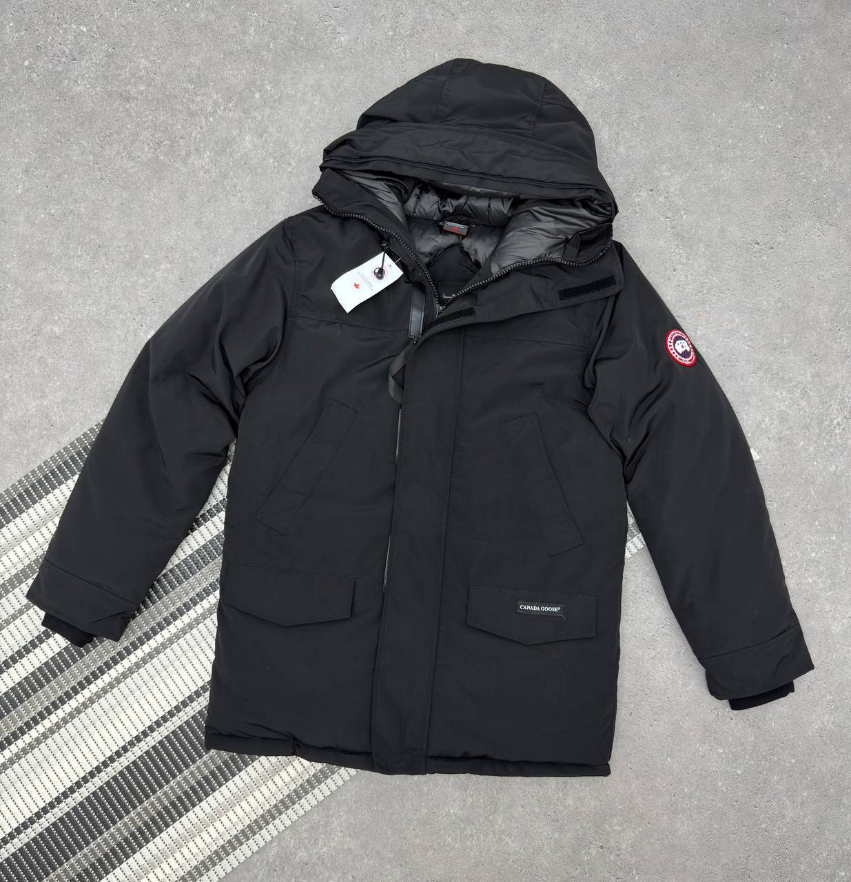 Canada Goose Langford Parka Fusion Fit Jacket Mens in 2 Colors Best Sale UK Reps AAA Quality