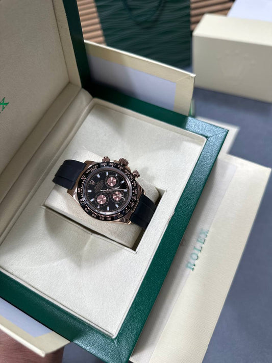 Rolex Daytona Rose Gold Oysterflex Men's Watch AAA Quality UK Reps