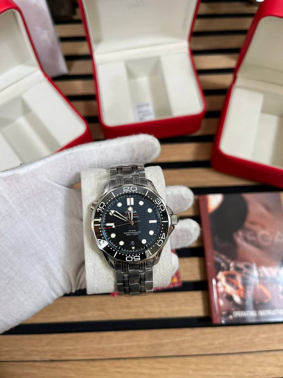 Omega Seamaster Diver Co-Axial Chronometer Men's Watch in Multiple Colors UK Reps AAA Quality