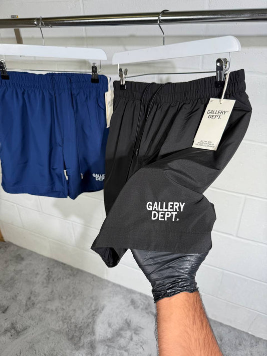 Gallery Dept. Straight Leg Logo Embroidery Mens Shorts in 2 Colors UK Reps AAA Quality