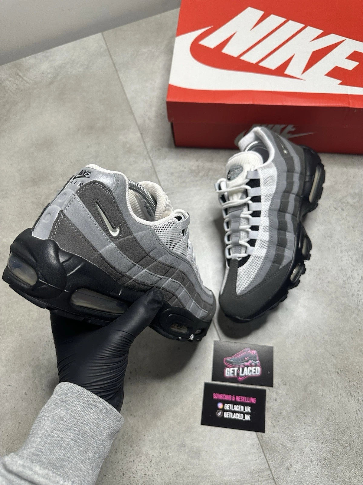 Nike Air Max 95 - Jewel Grey Replica Trainers for MEN Sale UK