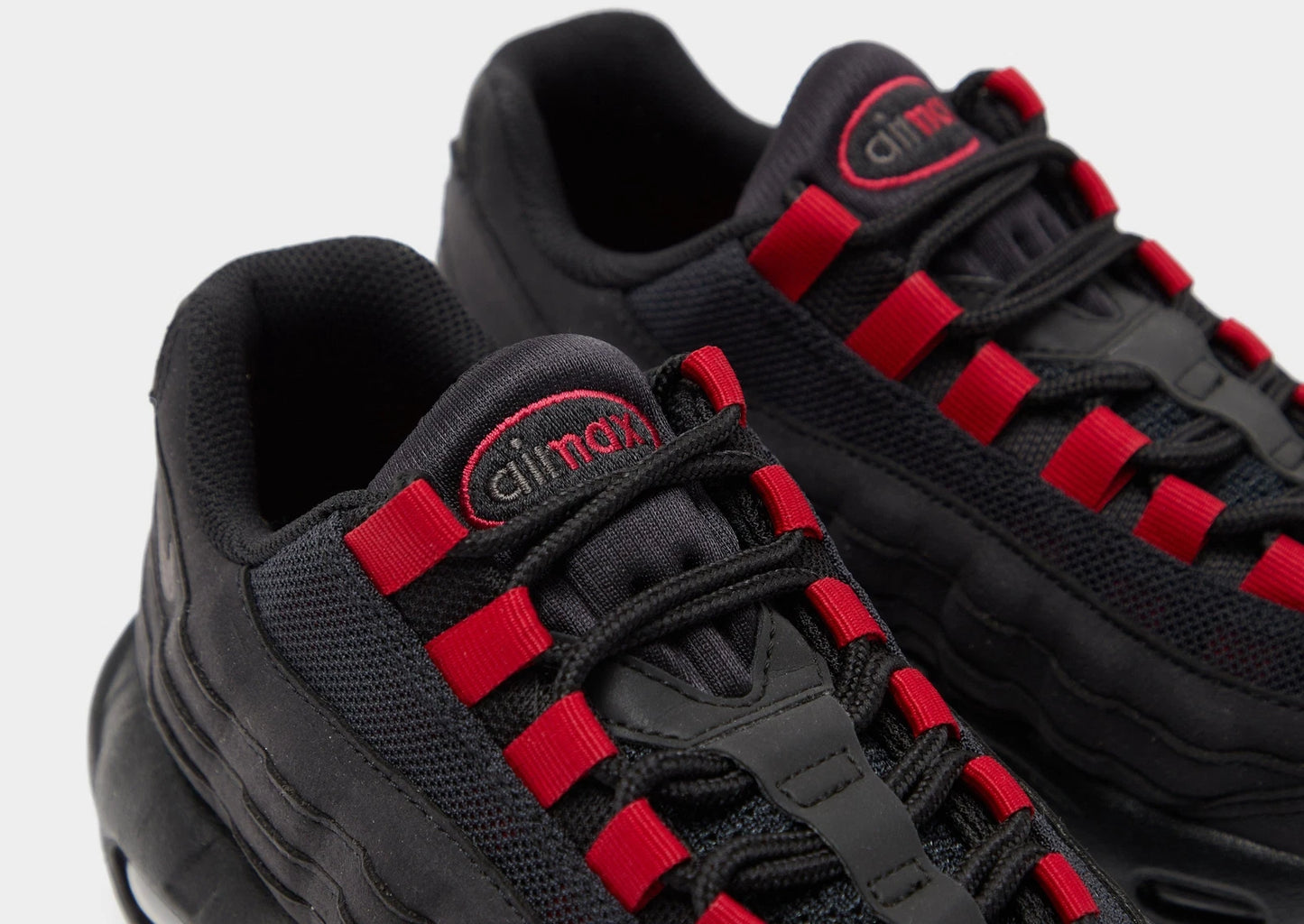 Nike Red/Black Air Max 95 Replica Trainers For MEN  Sale UK Men's Sneakers
