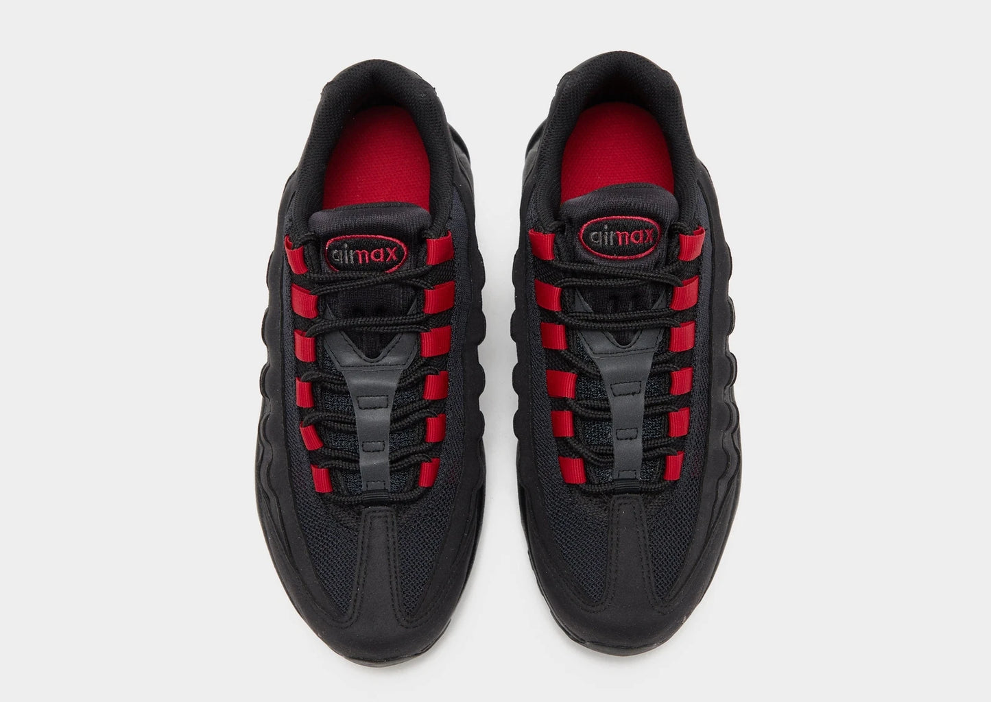 Nike Red/Black Air Max 95 Replica Trainers For MEN  Sale UK Men's Sneakers