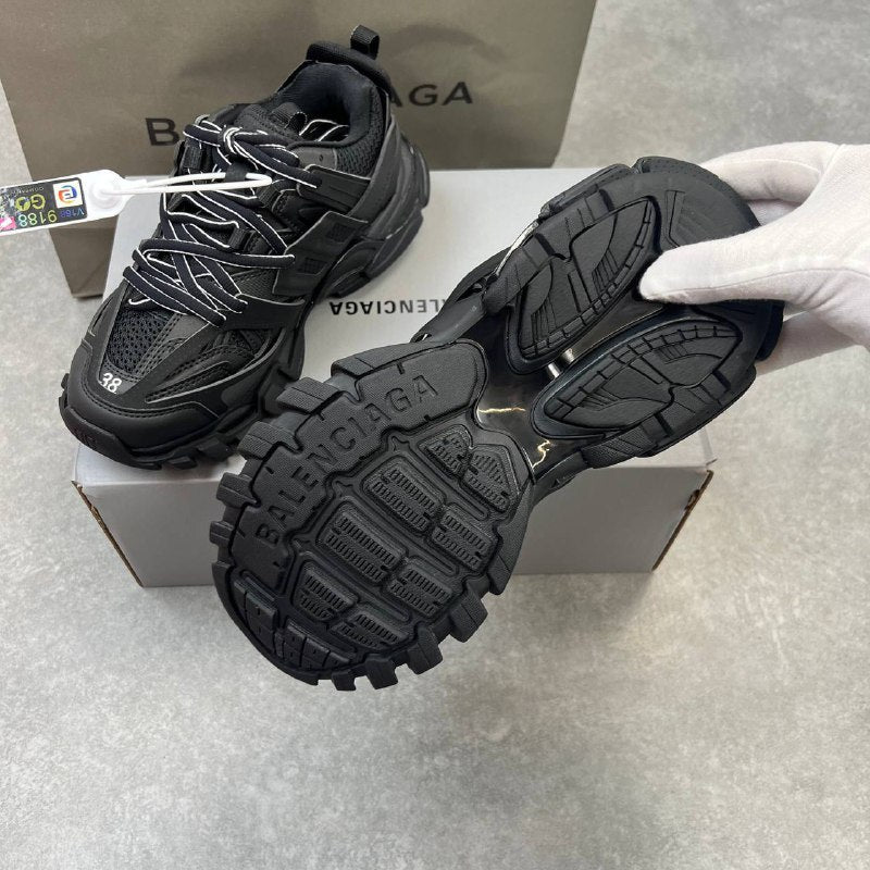 Balenciaga Track Black / Grey Mesh Sneakers for Men Sale UK