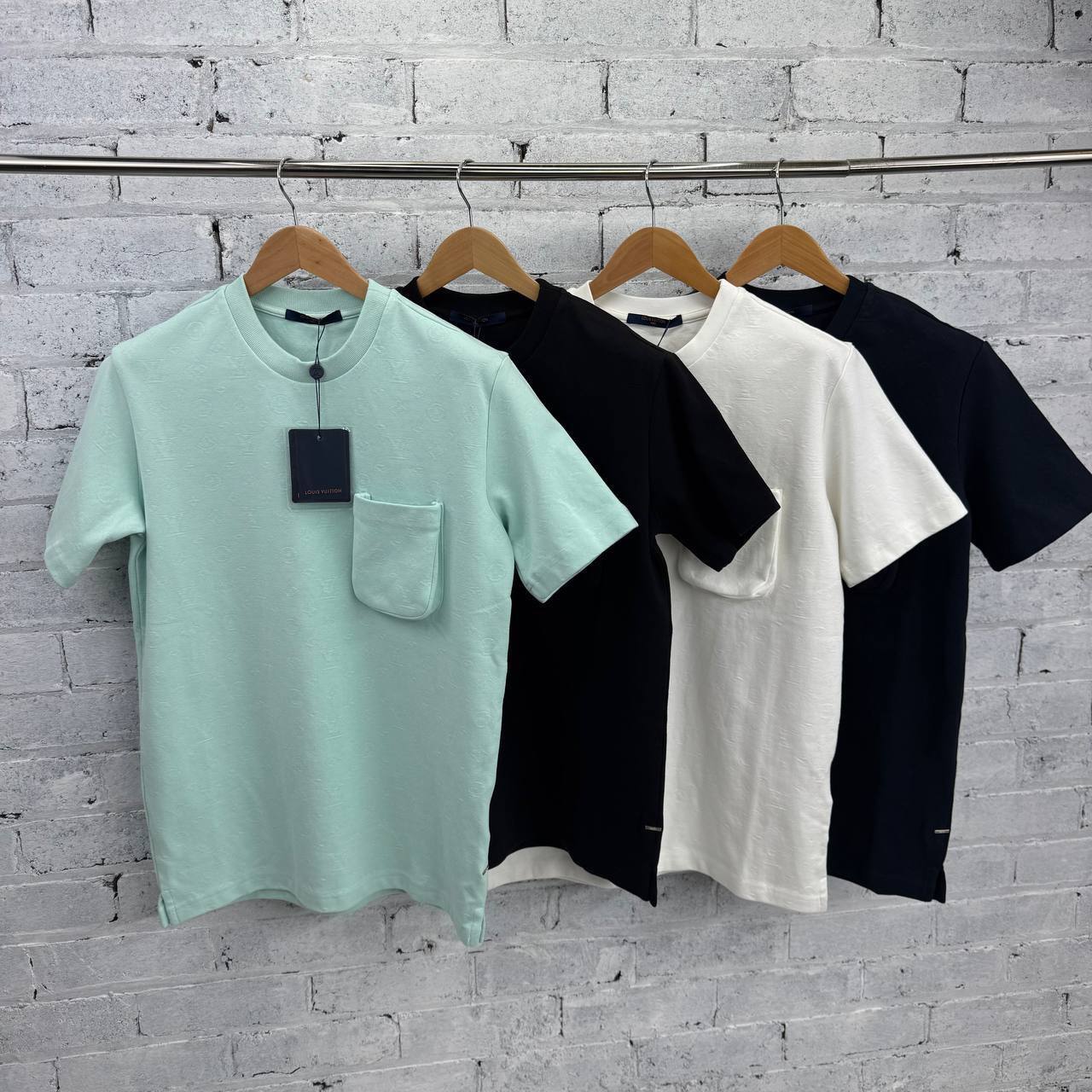 Louis Vuitton Monogram 3D Pocket Replica Short Sleeve LV T Shirt For MEN Sale UK