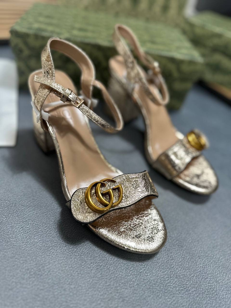 Gucci Marmont glitter Rep sandals for WOMEN'S Sale UK