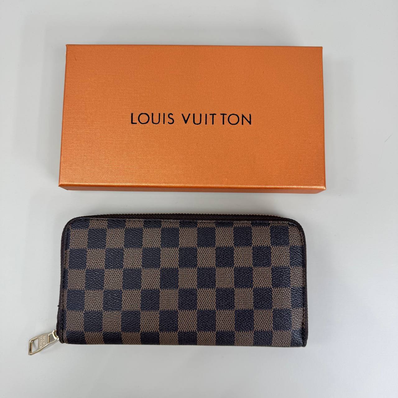 LOUIS VUITTON Long Zippy Wallet Purse Damier Ebene Brown  Women's Sale UK