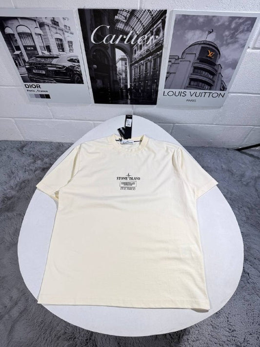 Stone Island Men's Luxury Compass Logo T-Shirt AAA Quality Reps UK