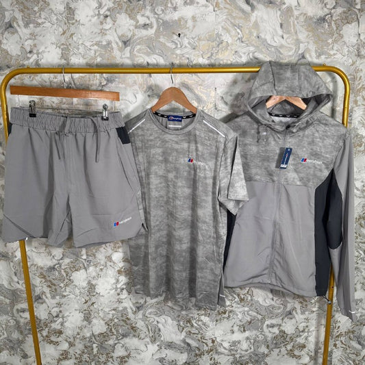 Berghaus Men's Camo Graphic 3-Piece Tracksuit and Activewear Set AAA Quality Reps UK