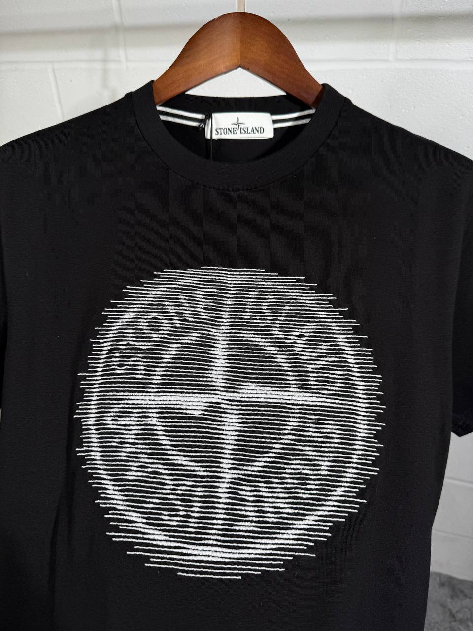 Stone Island "Optical Three" Embroidered T-Shirt UK Reps AAA Quality