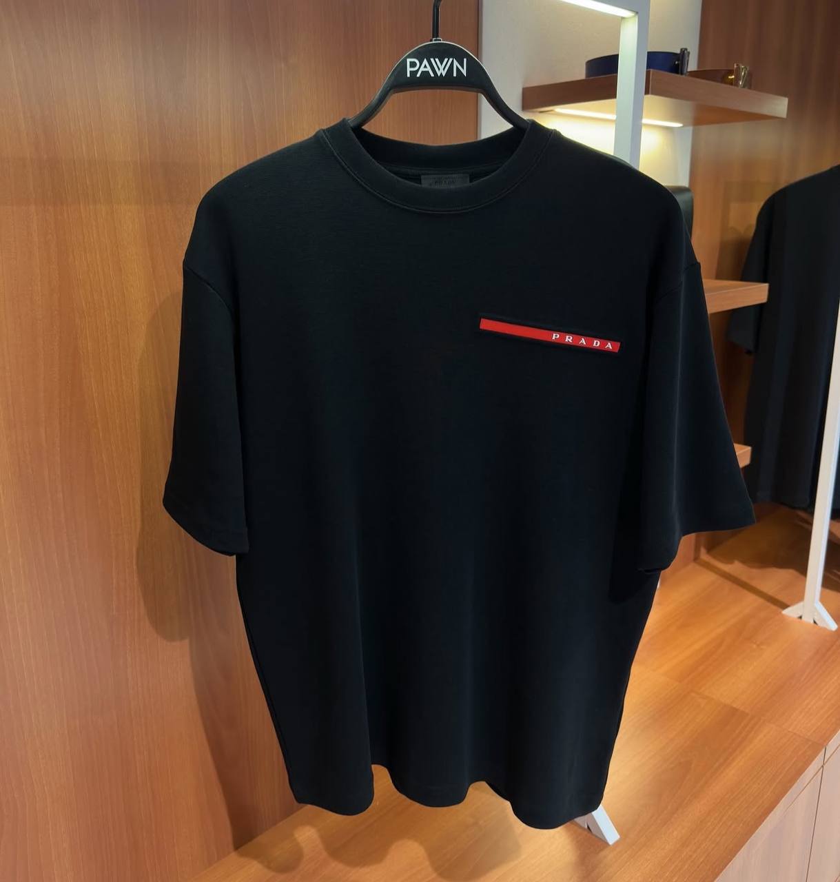 Prada Linea Rossa Piqué T-Shirt UK Reps AAA Quality