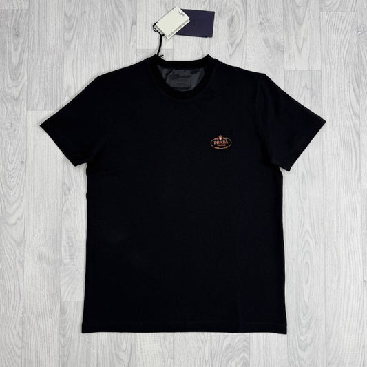 Prada Embroidered Cotton T shirts UK Reps AAA Quality