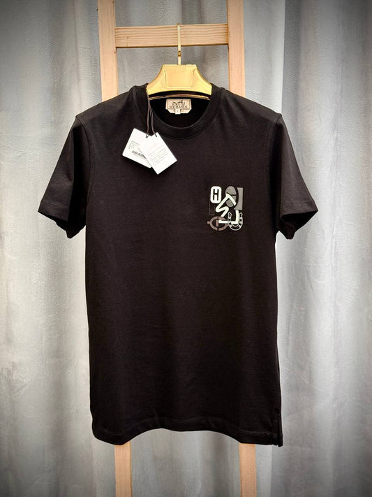 Hermès H Puzzle Mini Patch T-shirt UK Reps AAA Quiality