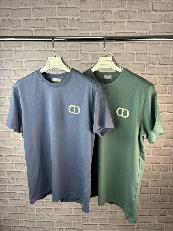 Dior CD Icon Relaxed-Fit T-Shirt in Grey Cotton Jersey UK Reps AAA Quality