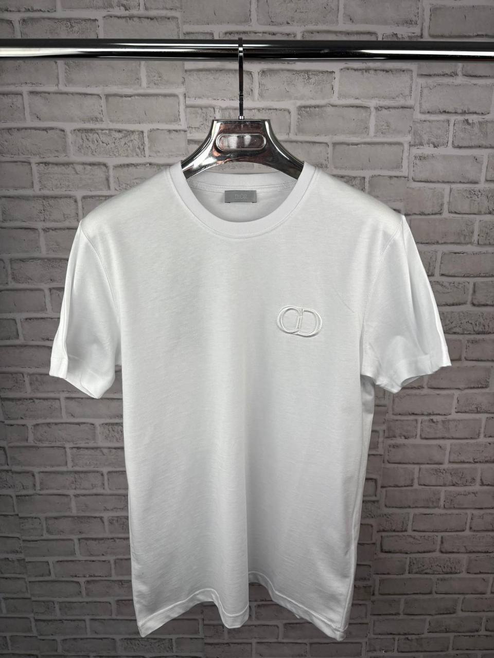 Dior CD Icon Relaxed-Fit T-Shirt in Grey Cotton Jersey UK Reps AAA Quality