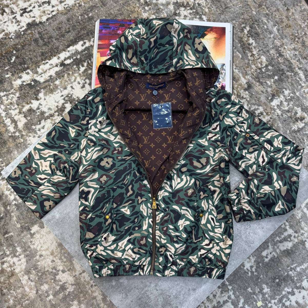 Louis Vuitton Monogram Reversible Windbreaker SuperClone Quality UK Reps