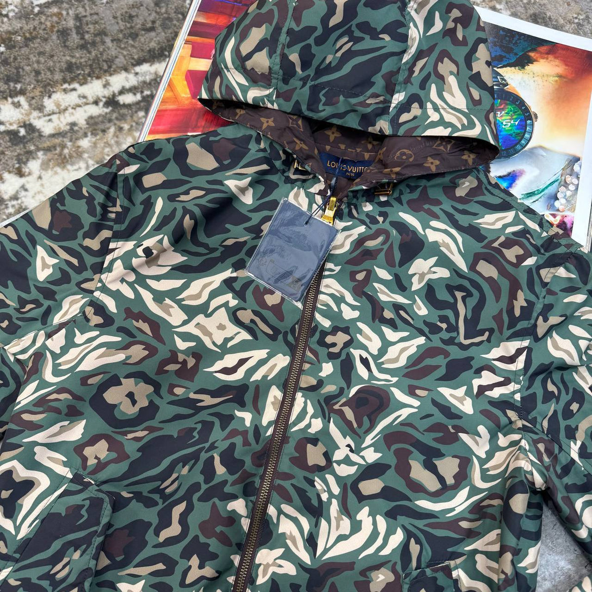 Louis Vuitton Monogram Reversible Windbreaker SuperClone Quality UK Reps