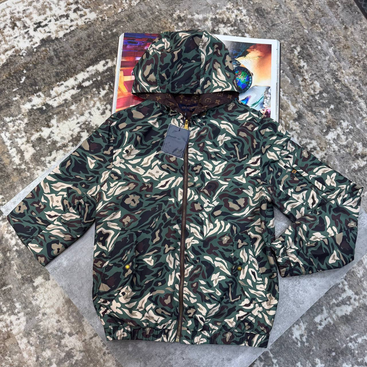Louis Vuitton Monogram Reversible Windbreaker SuperClone Quality UK Reps