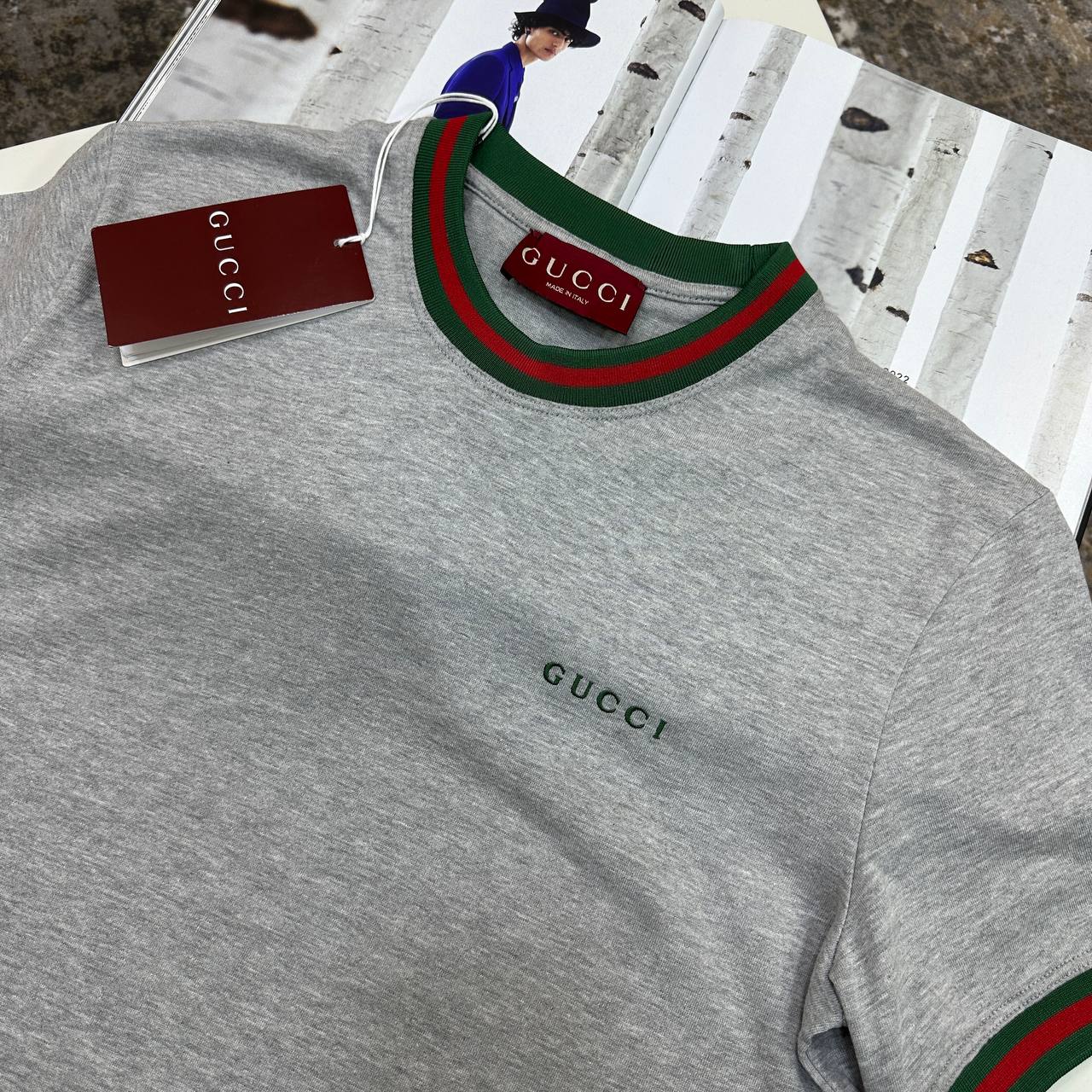 Gucci Side-Stripe Logo Shirts For Men In Multiple Colors UK Reps AAA+ Quality