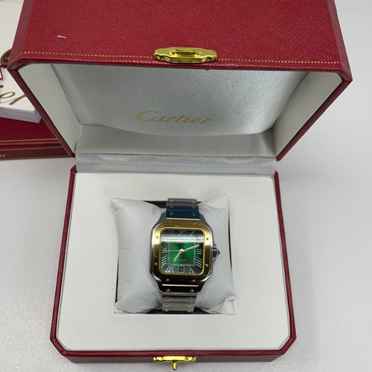 Cartier Santos de Cartier Yellow Gold Bezel AAA Quality UK Reps