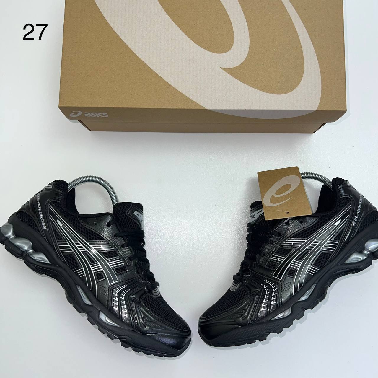 ASICS GEL-KAYANO 14 "Black/Pure Silver" AAA Quality UK Reps