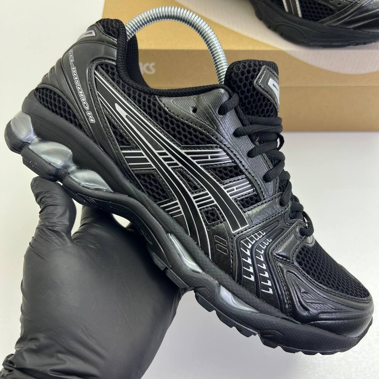 ASICS GEL-KAYANO 14 "Black/Pure Silver" AAA Quality UK Reps