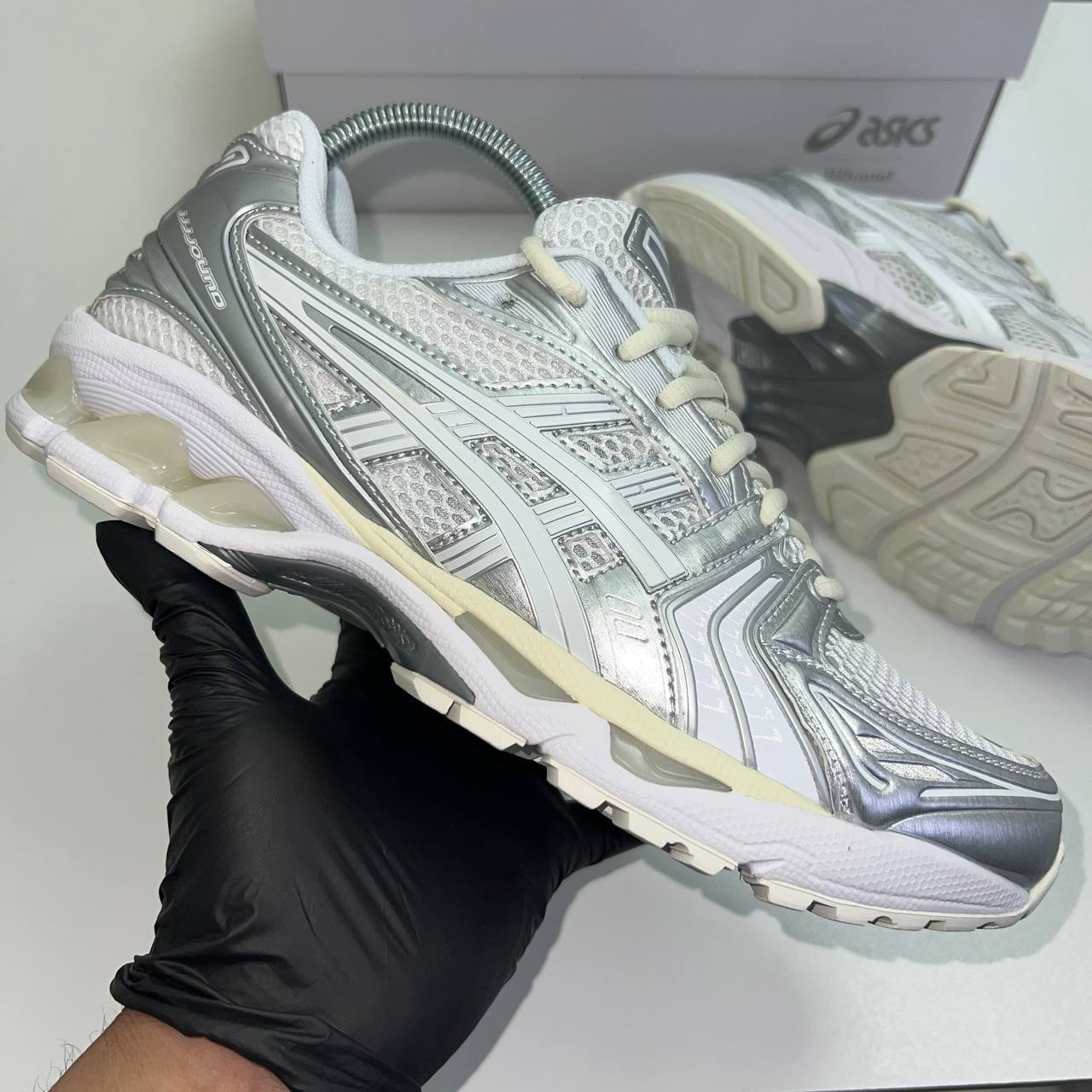 ASICS GEL-Kayano 14 "Silver White" AAA Quality UK Reps
