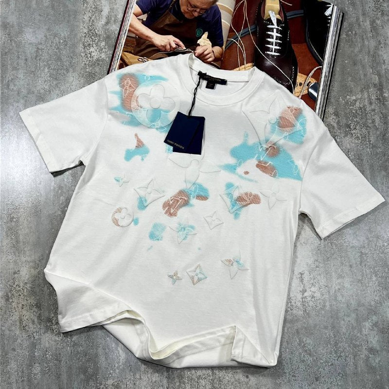 Louis Vuitton Watercolor Monogram T-Shirt AAA Quality UK Reps