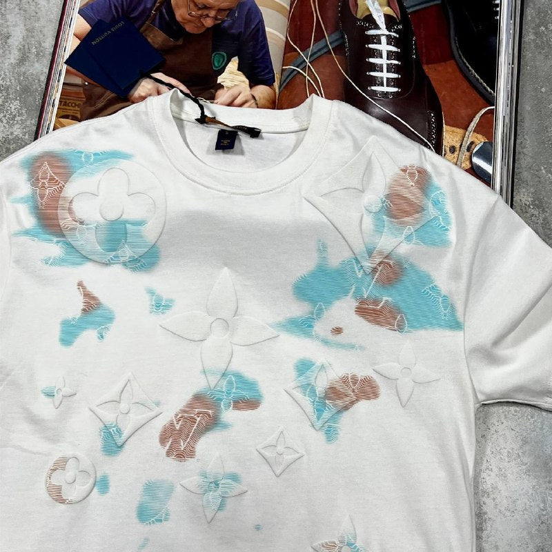 Louis Vuitton Watercolor Monogram T-Shirt AAA Quality UK Reps
