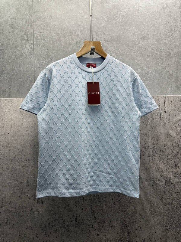 Gucci Monogram Printed Cotton Jersey T-Shirt AAA Quality UK Reps