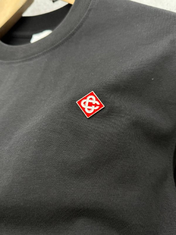Casablanca Diamond Logo Patch T-Shirt AAA Quality UK Reps