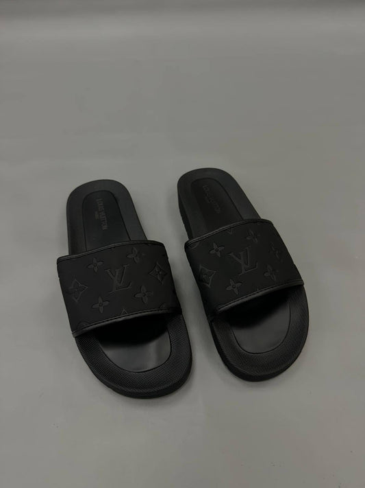 Louis Vuitton Waterfront Mule in Black Monogram AAA Quality UK Reps
