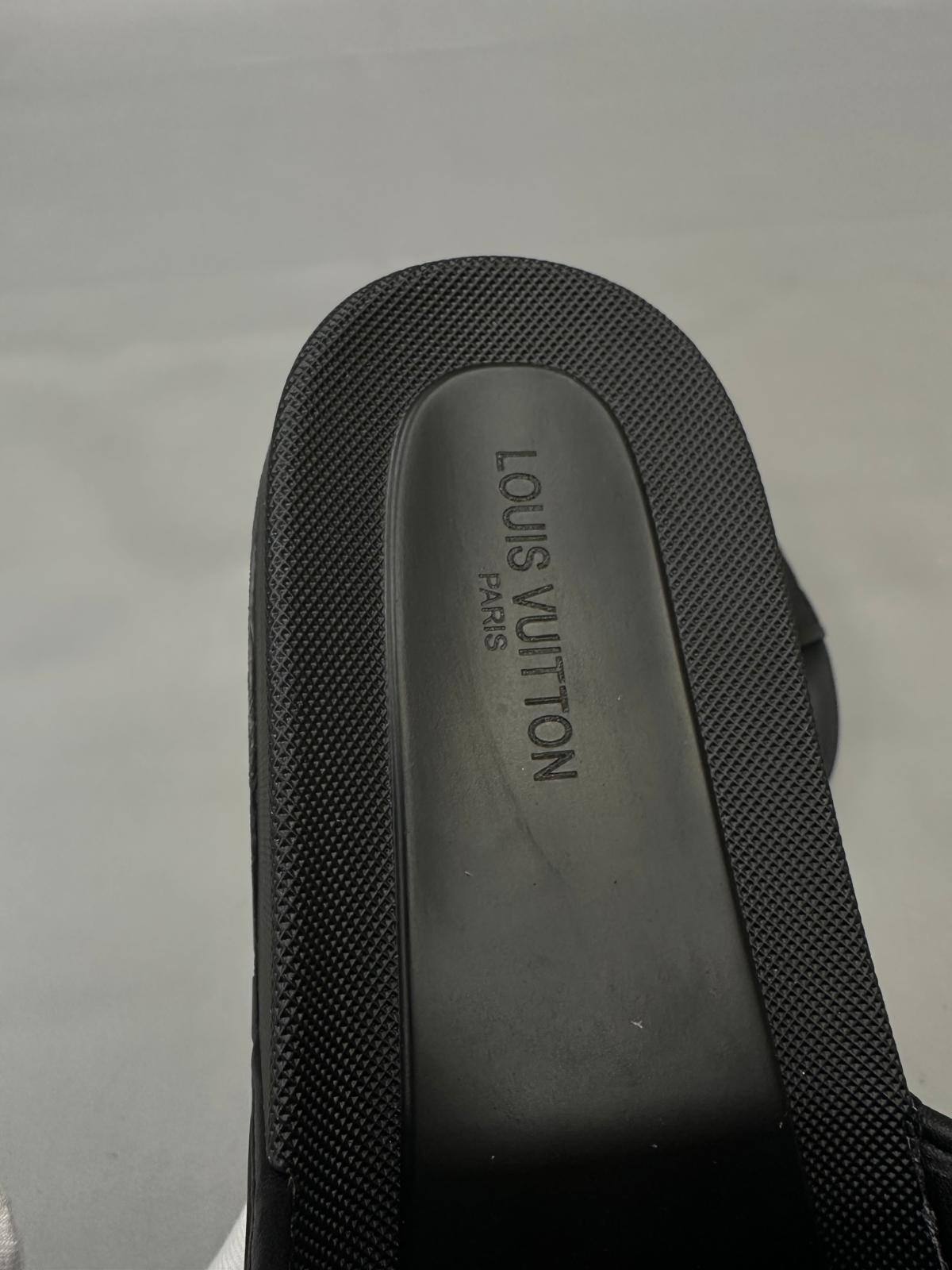 Louis Vuitton Waterfront Mule in Black Monogram AAA Quality UK Reps