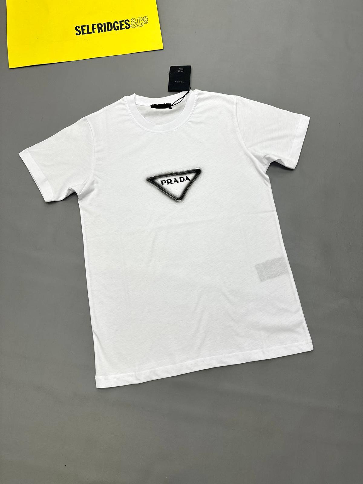 Prada cotton jersey T-shirt AAA Quality UK Reps