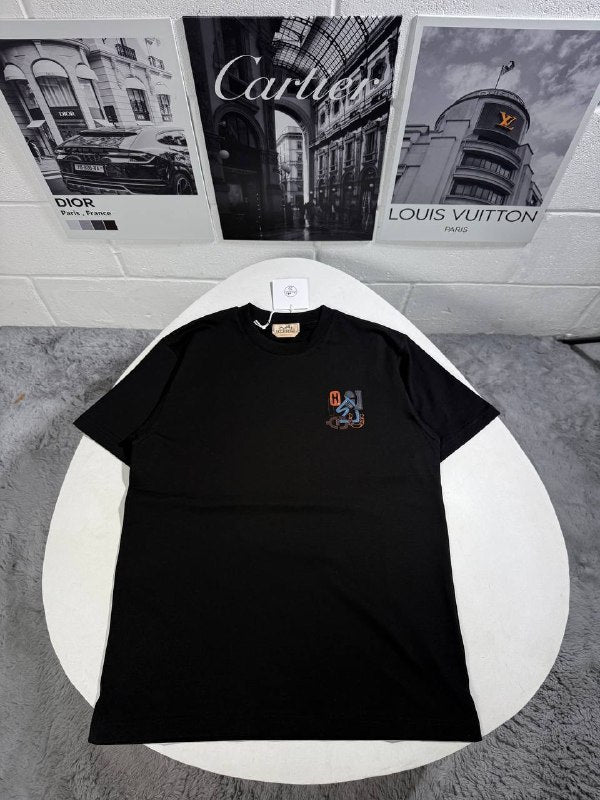 Hermès "H Puzzle" T-shirt With Leather AAA Quality UK Reps
