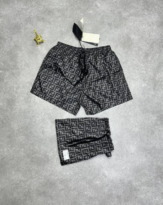 Fendi Men's Luxury FF Monogram Swim Shorts AAA Quality Reps UK
