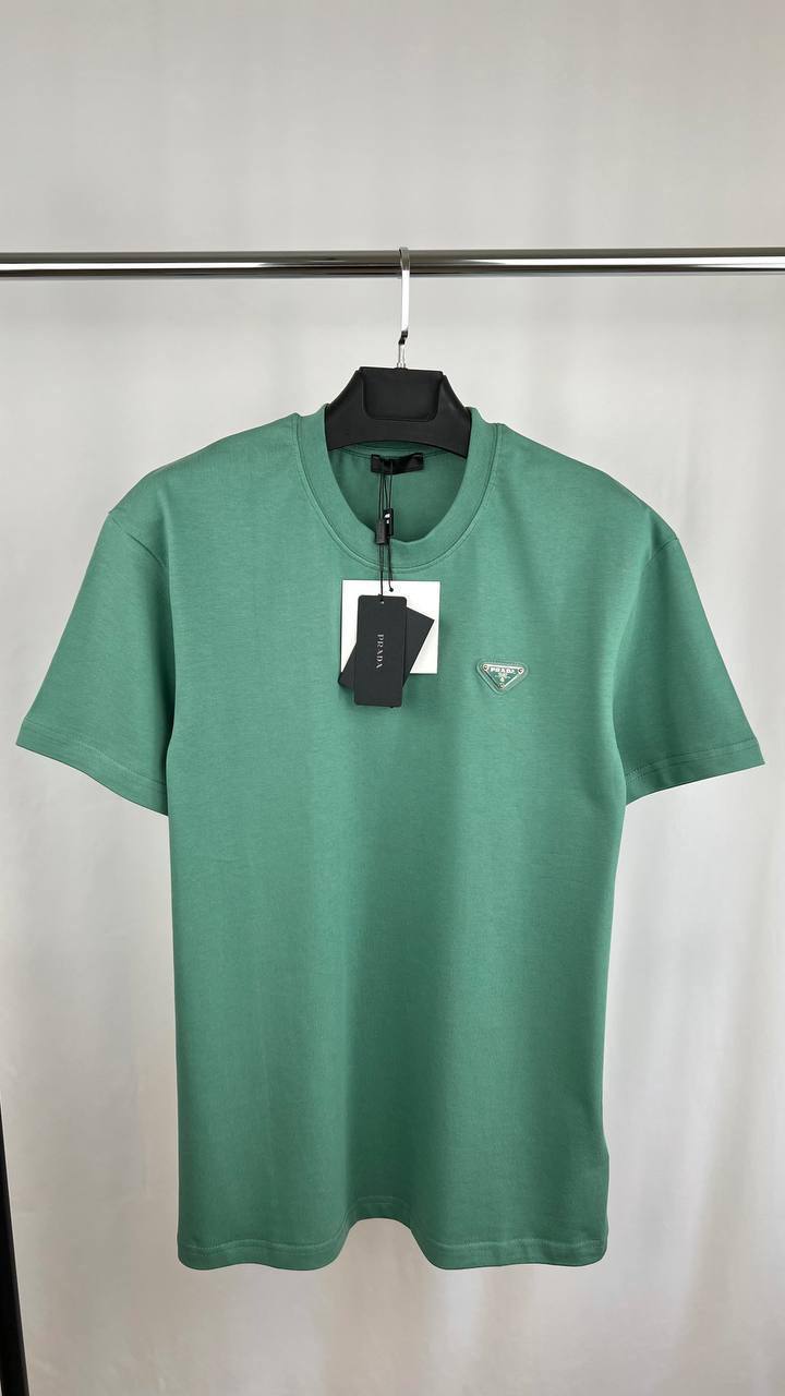 Prada Crew-Neck Cotton T-Shirt SuperClone Quality UK Reps