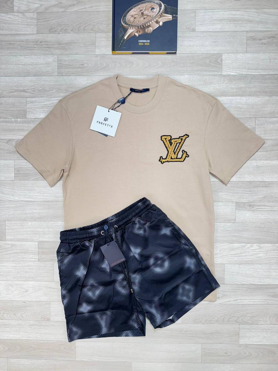 Louis Vuitton Matching Summer Outfit Set AAA Quality UK Reps