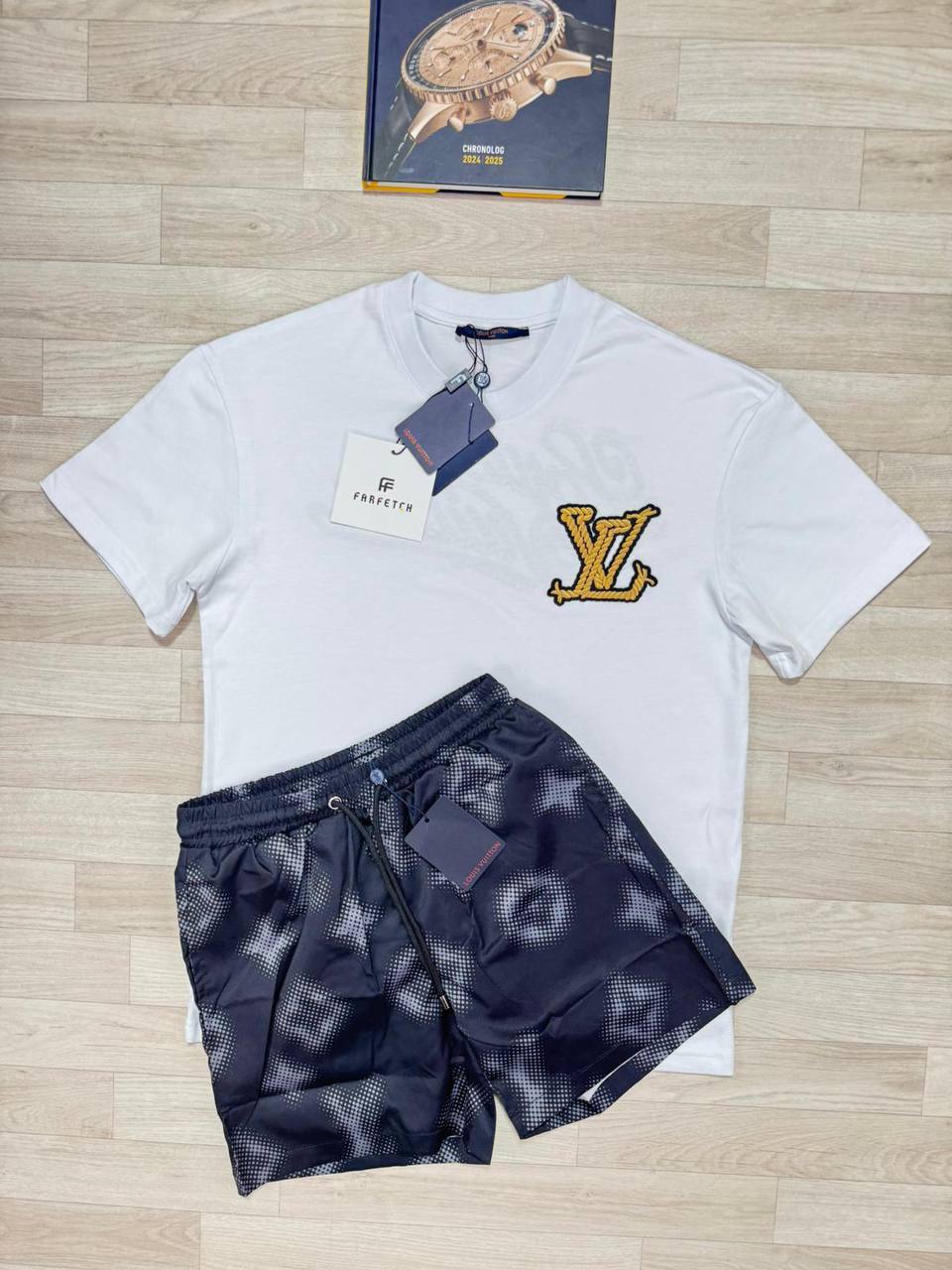 Louis Vuitton Two-Piece Matching Summer Outfit AAA Quality UK Reps